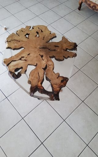 Bougeoire en bois